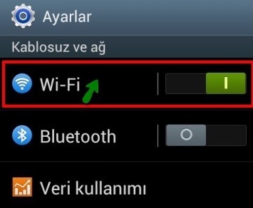 Android Wifi Acik
